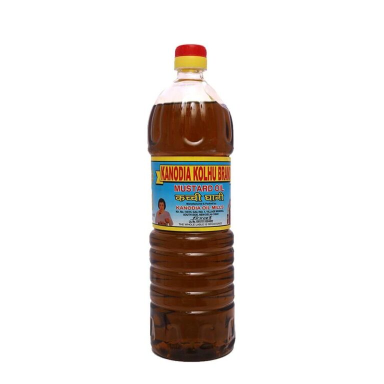 Kanodia Kolhu Kachi Ghani Mustard Oil 1 Liter | Sammed