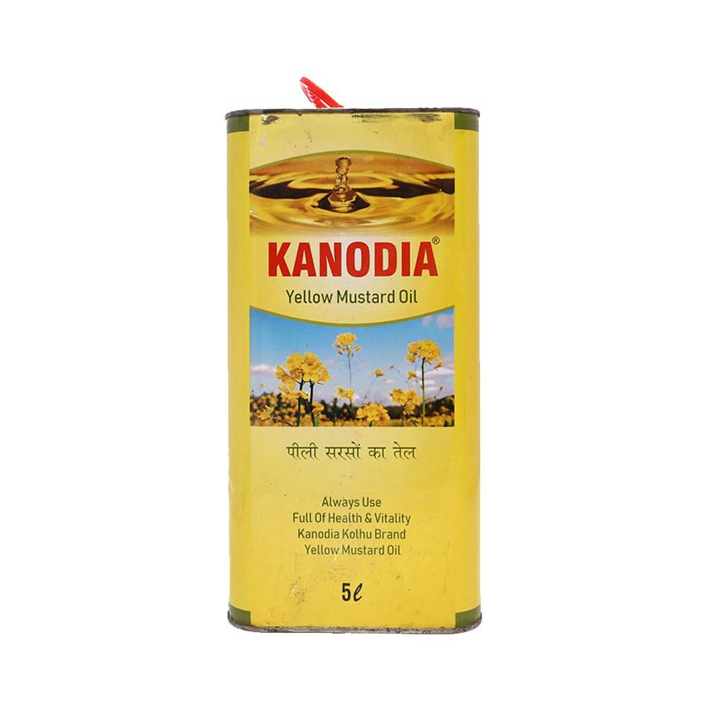 Kanodia Yellow Mustard Oil 5 Liter | Sammed