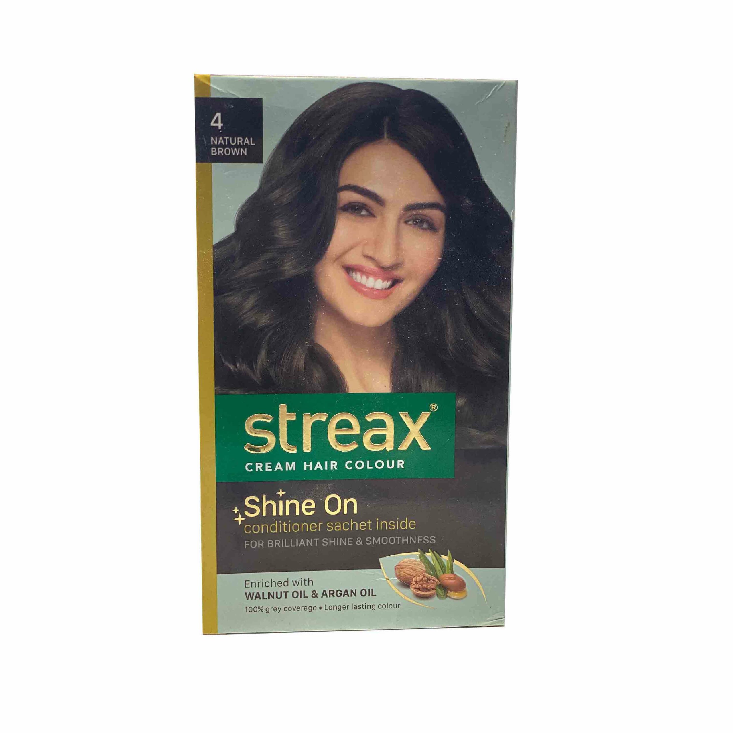 Streax Cream Hair Colour 4 Natural Brown | Sammed